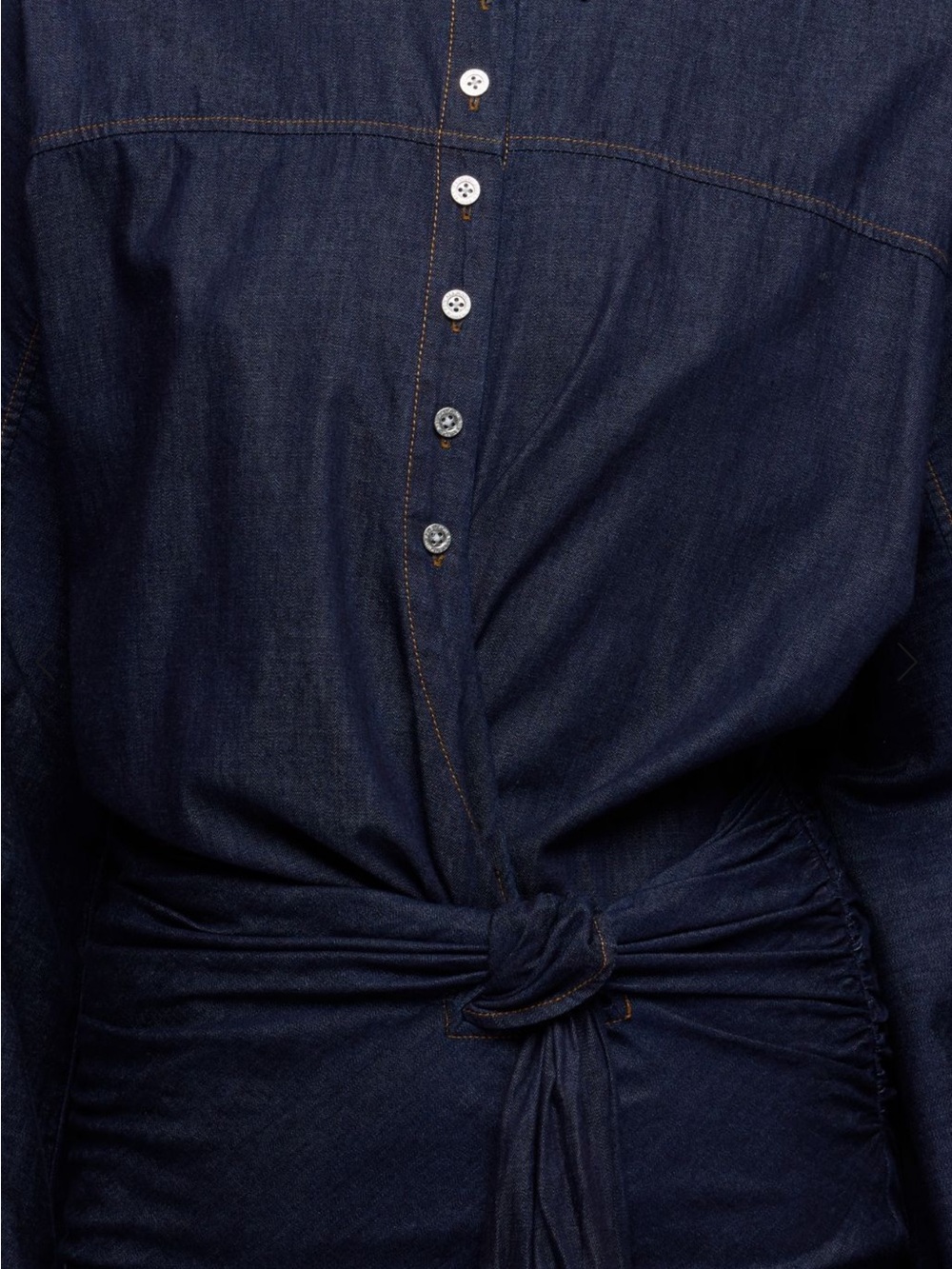 7 For Mankind 100% Cotton Collared Mini Dress - Picture 8 of 11